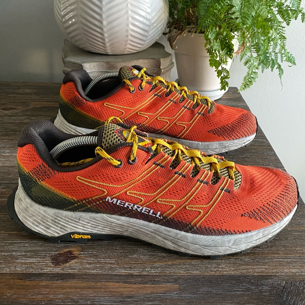 Merrell Moab Flight Outdoor Lightweight Trail Running Shoes Sneakers Mens 11 - Picture 4 of 11